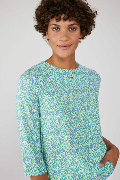 chemisier à manches 3/4