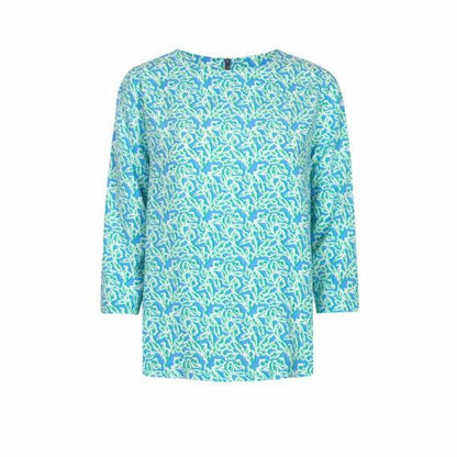 chemisier à manches 3/4