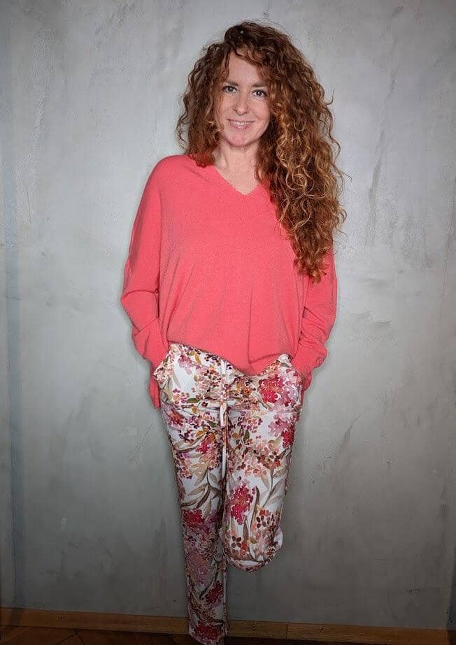 Farfalla - Nahtloser Feinstrickpullover - kolibri-ulm.de - Damen, Oberteile, Pullover, Pullunder, SS22, Strick, Textilien