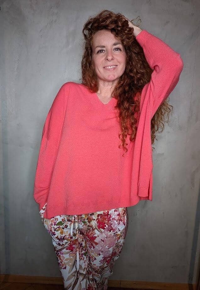 Farfalla - Nahtloser Feinstrickpullover - kolibri-ulm.de - Damen, Oberteile, Pullover, Pullunder, SS22, Strick, Textilien