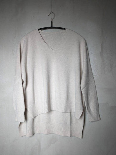 Nahtloser Pullover Pullover Farfalla Einheitsgröße Beige 