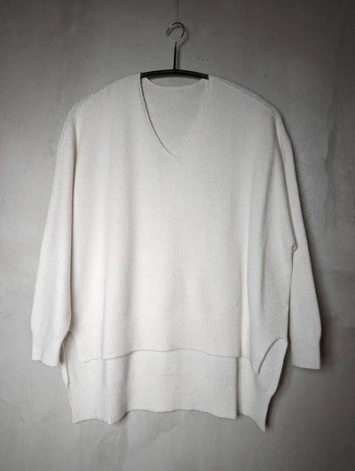 Nahtloser Pullover Pullover Farfalla Einheitsgröße Blanc 