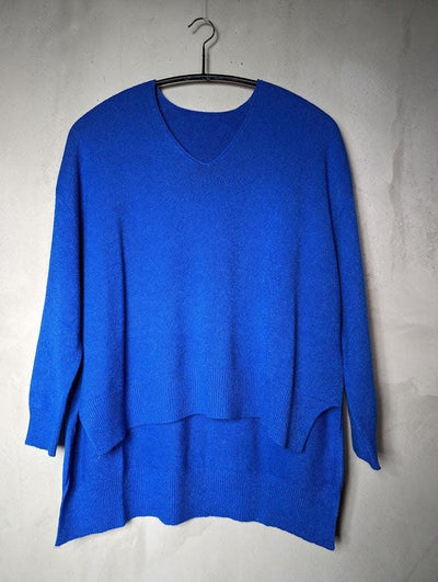 Nahtloser Pullover Pullover Farfalla Einheitsgröße Bleu Royal 