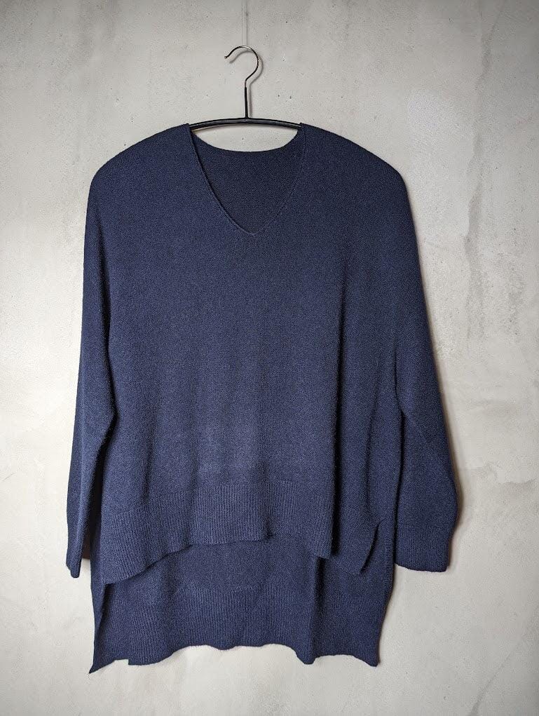 Nahtloser Pullover Pullover Farfalla Einheitsgröße Marine 