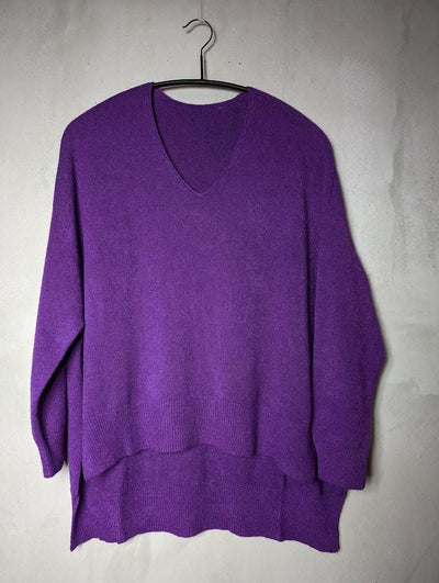 Nahtloser Pullover Pullover Farfalla Einheitsgröße Violet dunkel 