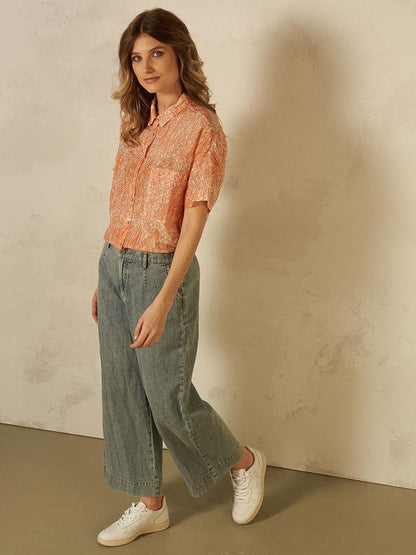 Nile - Blouse Cotton Silk - kolibri-ulm.de - Bluse, Blusen, Damen, Oberteile, SS22, Textilien