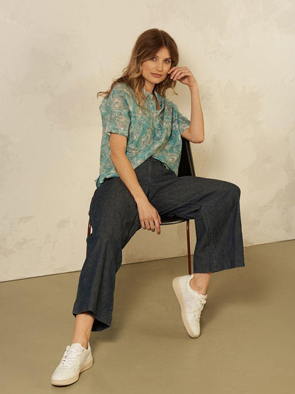 Nile - Blouse Cotton Silk - kolibri-ulm.de - Bluse, Blusen, Damen, Oberteile, SS22, Textilien