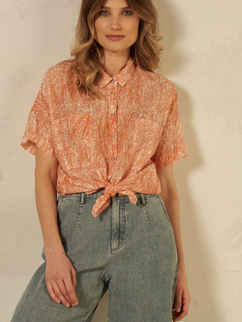 Nile - Blouse Cotton Silk - kolibri-ulm.de - Bluse, Blusen, Damen, Oberteile, SS22, Textilien