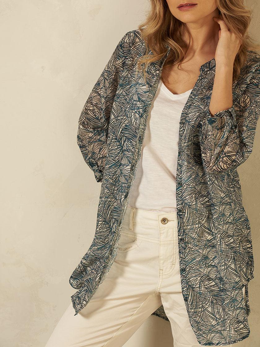 Nile - Tunic Cotton Silk - kolibri-ulm.de - Damen, Oberteile, SS22, Textilien, Tunika, Tunikas