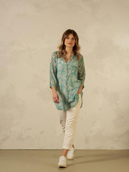 Nile - Tunic Cotton Silk - kolibri-ulm.de - Damen, Oberteile, SS22, Textilien, Tunika, Tunikas