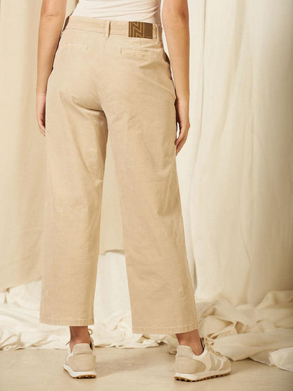 Nile - Hose Culotte Ankle Velvet - kolibri-ulm.de - Damen, Denim, Hose, Hosen, Jeans, WS21