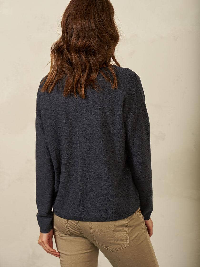 Nile - Pullover Knit Merino - kolibri-ulm.de - Damen, Oberteile, Pulli, Pullover, Tunika, WS21