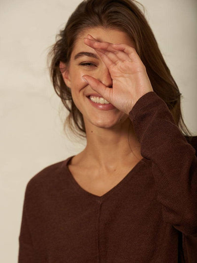 Nile - Pullover Knit Merino - kolibri-ulm.de - Damen, Oberteile, Pulli, Pullover, Tunika, WS21