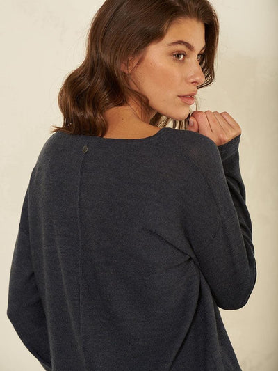 Nile - Pullover Knit Merino - kolibri-ulm.de - Damen, Oberteile, Pulli, Pullover, Tunika, WS21