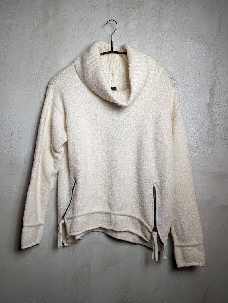 Pullover Rolli Kurz Pullover Elli Offwhite 36 