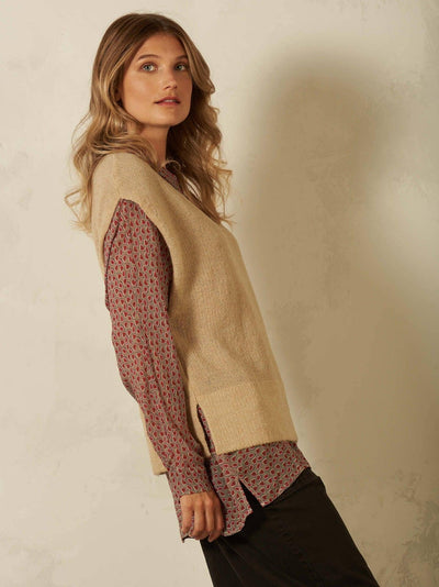 Nile - Pullunder - kolibri-ulm.de - Damen, Oberteile, Pullunder, SS22, Textilien