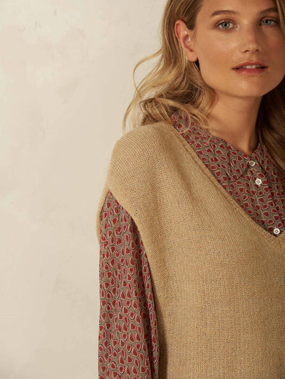 Nile - Pullunder - kolibri-ulm.de - Damen, Oberteile, Pullunder, SS22, Textilien