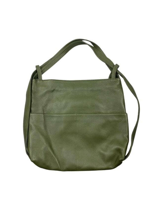 Rucksacktasche mit Vordertaschen Handtasche Kolibri Ulm Khaki 