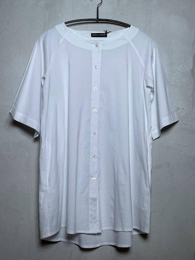 Rundhalsbluse Sonoro Bluse Hindahl & Skudelny Weiss S 