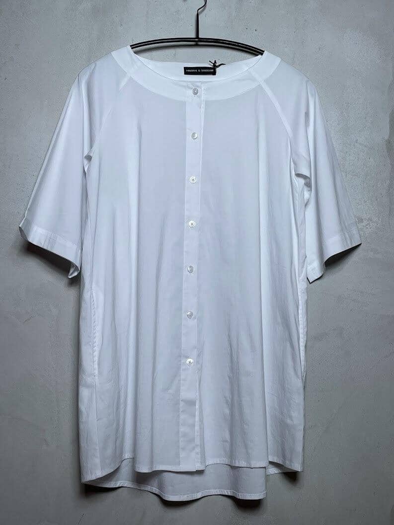 Rundhalsbluse Sonoro Bluse Hindahl & Skudelny Weiss S 