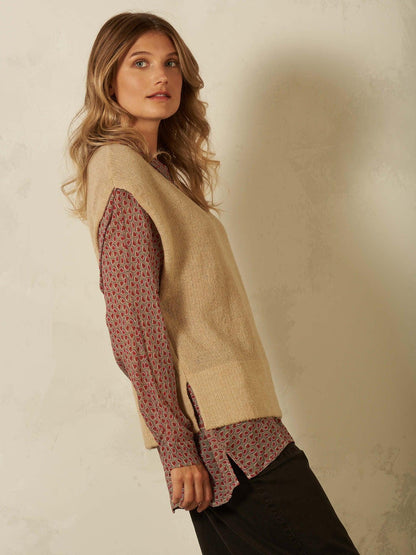 Nile - Pullunder - kolibri-ulm.de - Damen, Oberteile, Pullunder, SS22, Textilien