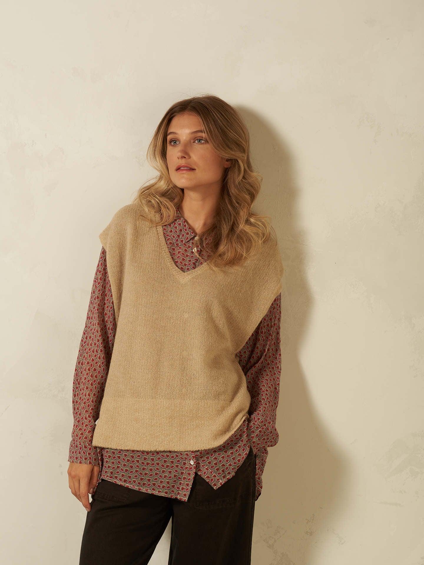 Nile - Pullunder - kolibri-ulm.de - Damen, Oberteile, Pullunder, SS22, Textilien