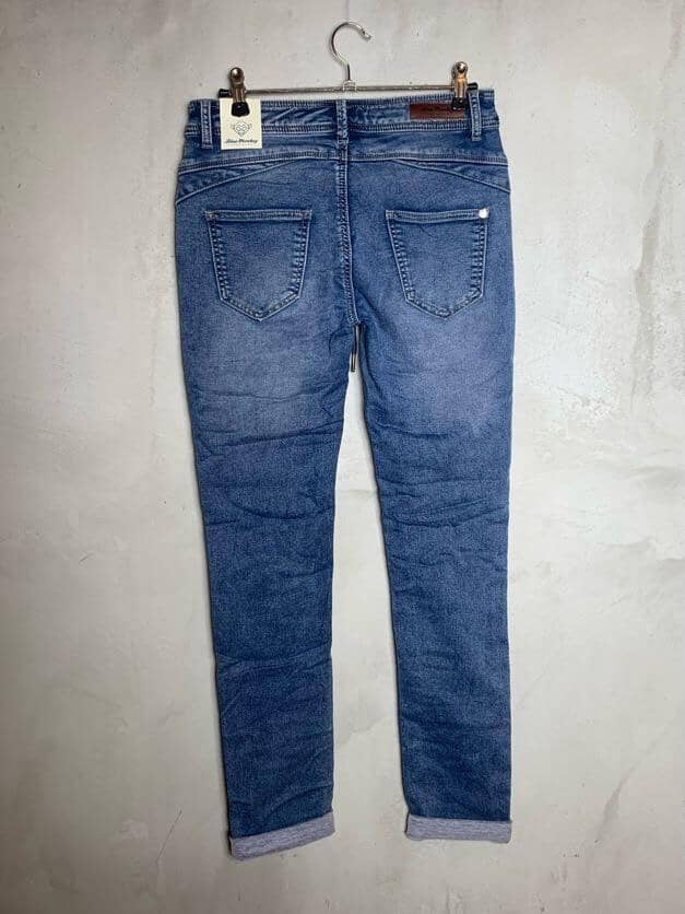 Slim Jeans Jog Denim Jeanshose Blue Monkey 