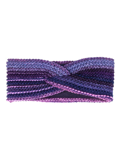 Gebeana - Stirnband verschlungen mit Fleecefutter - kolibri-ulm.de - Accessoires, Damen, Mütze, Mützen, Stirnband, Stirnbänder, Strick, Textilien, WS22