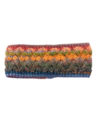 Gebeana - Stirnband Zopfmuster, innen Fleece - kolibri-ulm.de - Accessoires, Damen, Mütze, Mützen, Stirnband, Stirnbänder, Strick, Textilien, WS22