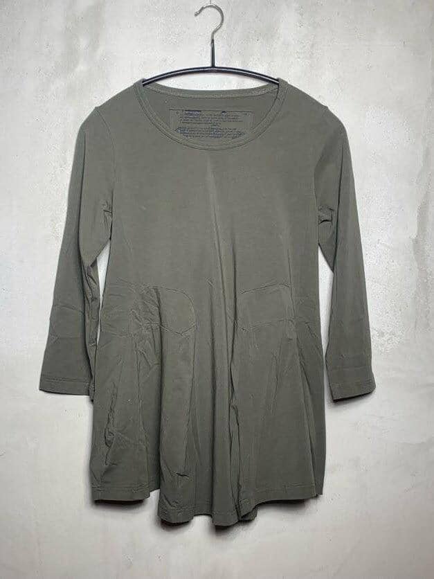 T-Shirt mit 3/4 Arm T-Shirt Rundholz Black Label 430 olive S 