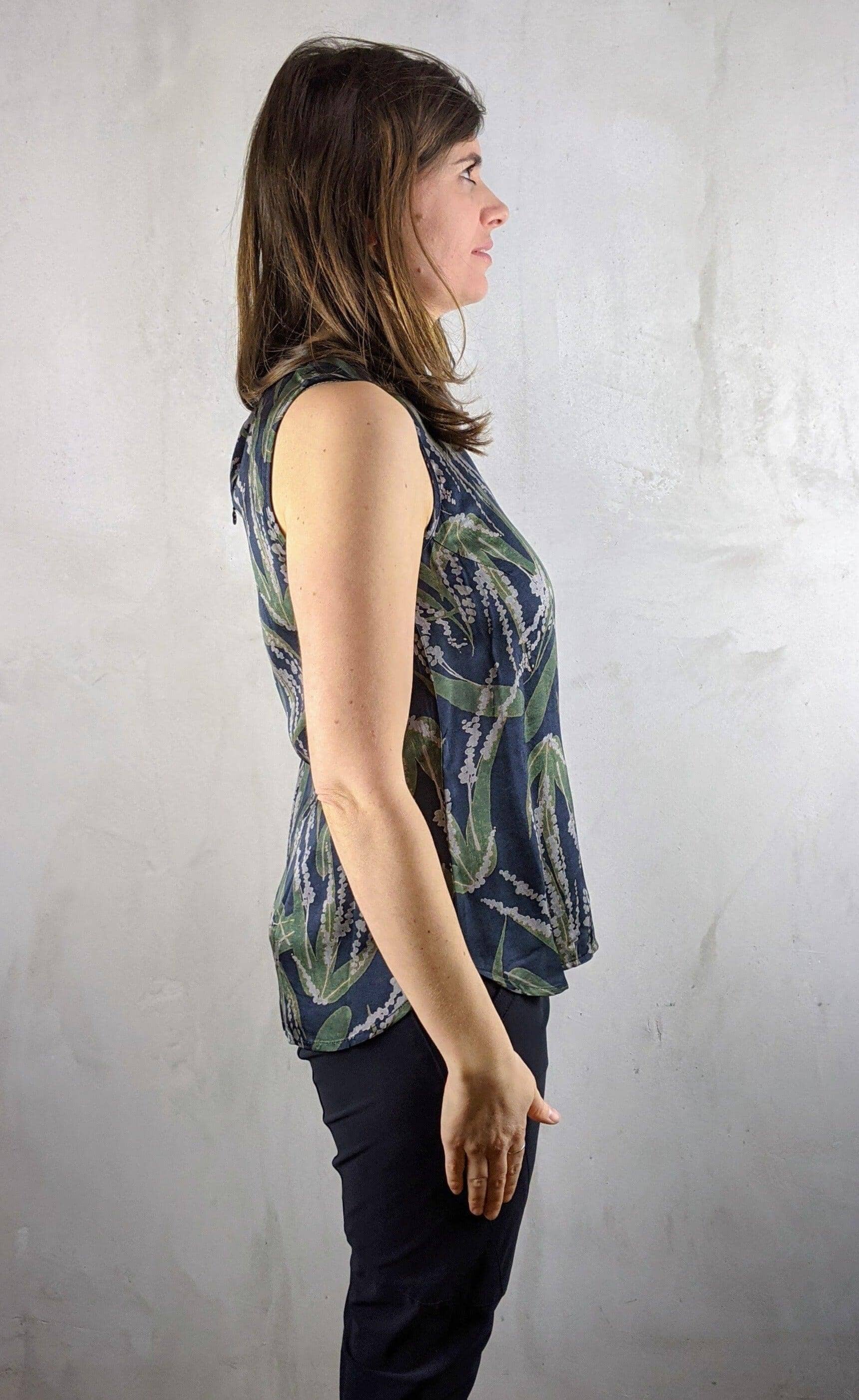 Nile - Top Collection Satin Print - kolibri-ulm.de - Damen, Oberteile, Top