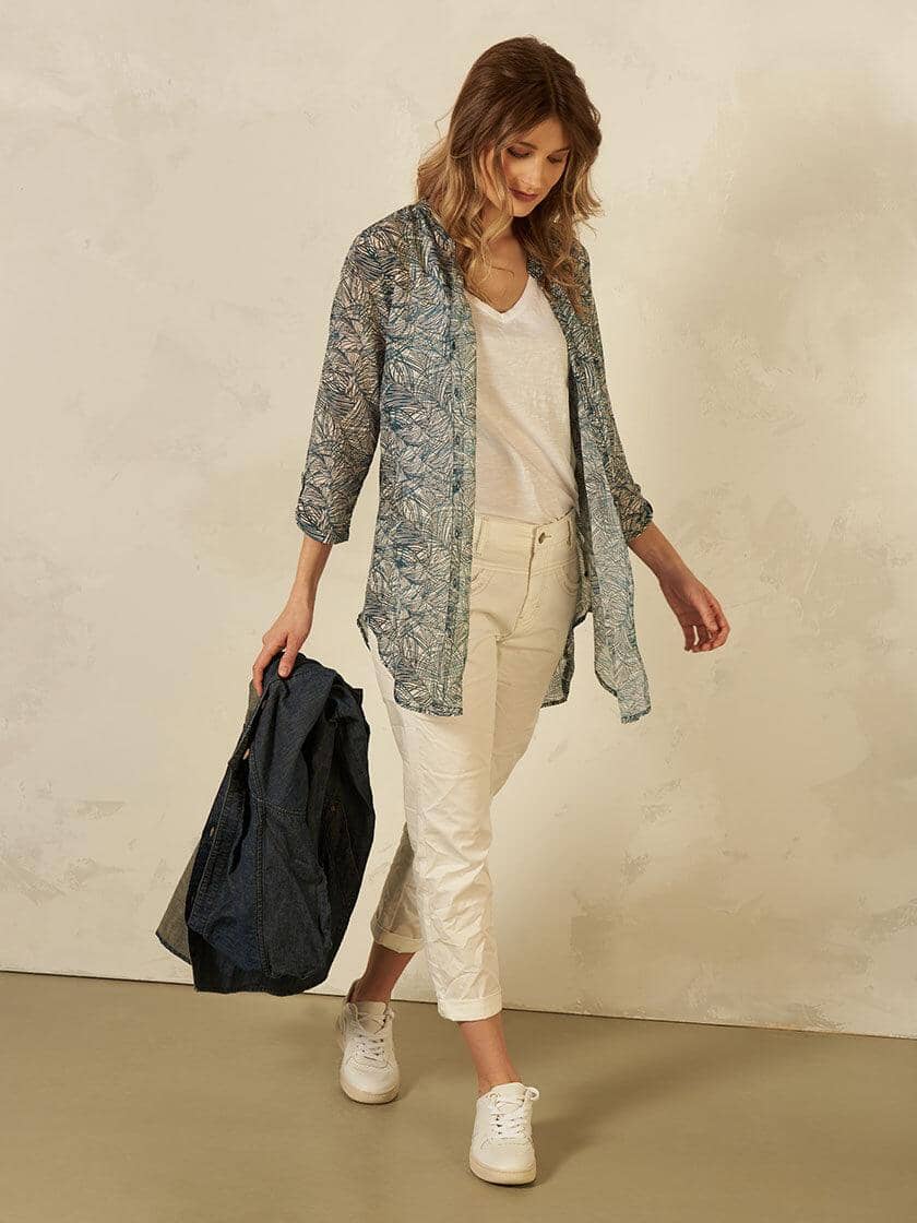 Nile - Tunic Cotton Silk - kolibri-ulm.de - Damen, Oberteile, SS22, Textilien, Tunika, Tunikas