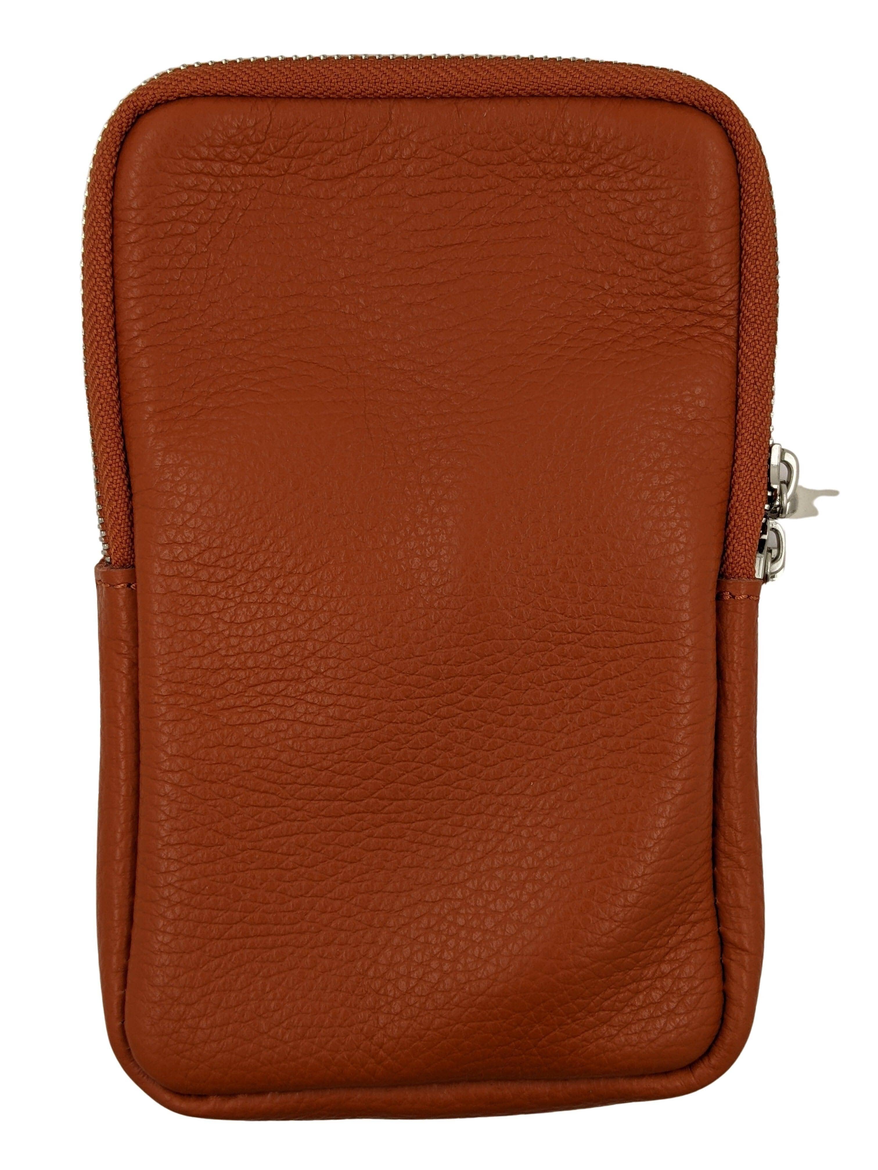 Kolibri Ulm - Umhängetasche Handy Uni in groß - kolibri-ulm.de - Accessoires, Damen, Handtasche, Handy, Handytasche, Leder, Ledertasche