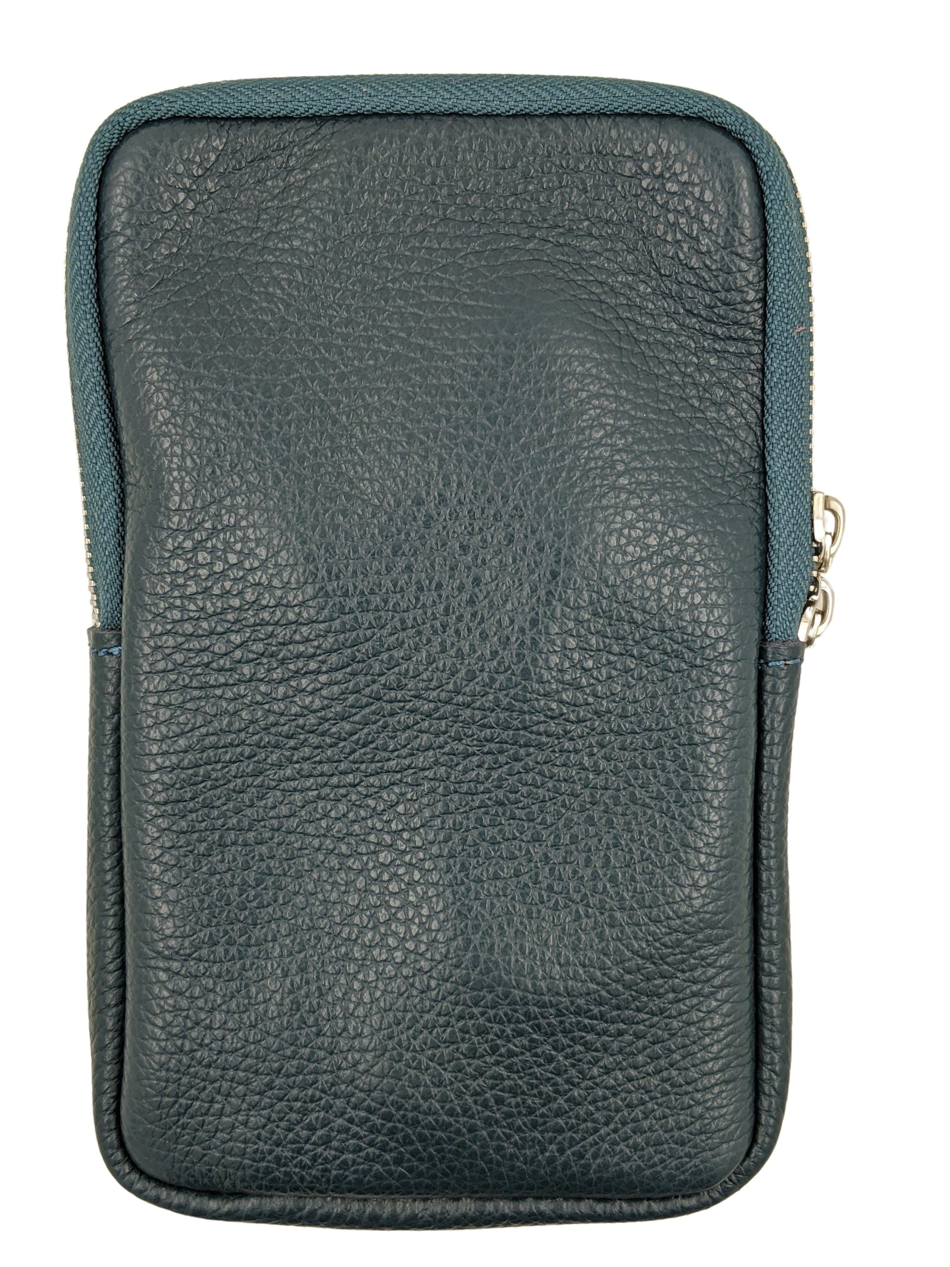 Kolibri Ulm - Umhängetasche Handy Uni in groß - kolibri-ulm.de - Accessoires, Damen, Handtasche, Handy, Handytasche, Leder, Ledertasche