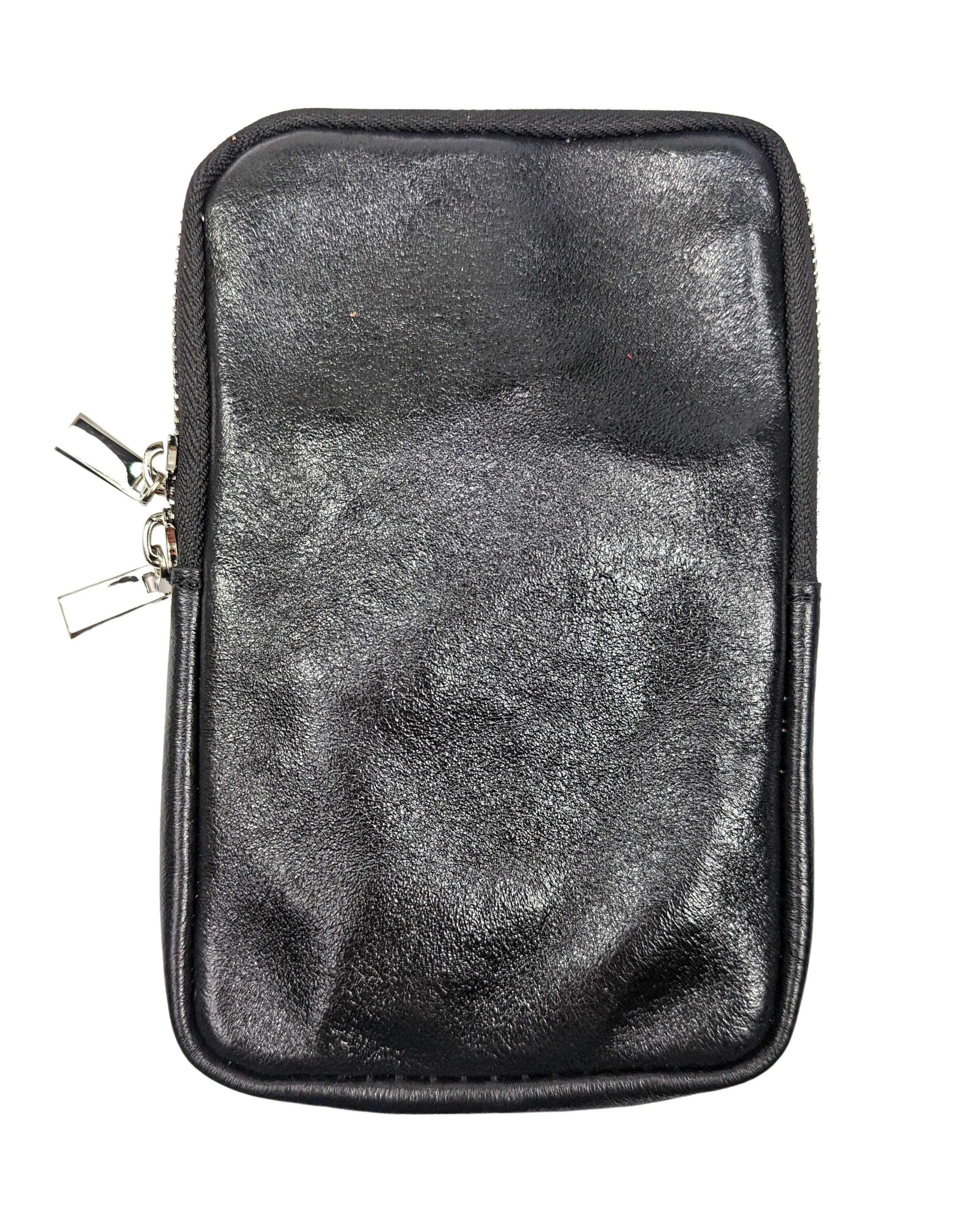 Kolibri Ulm - Umhängetasche Handy Uni in groß - kolibri-ulm.de - Accessoires, Damen, Handtasche, Handy, Handytasche, Leder, Ledertasche