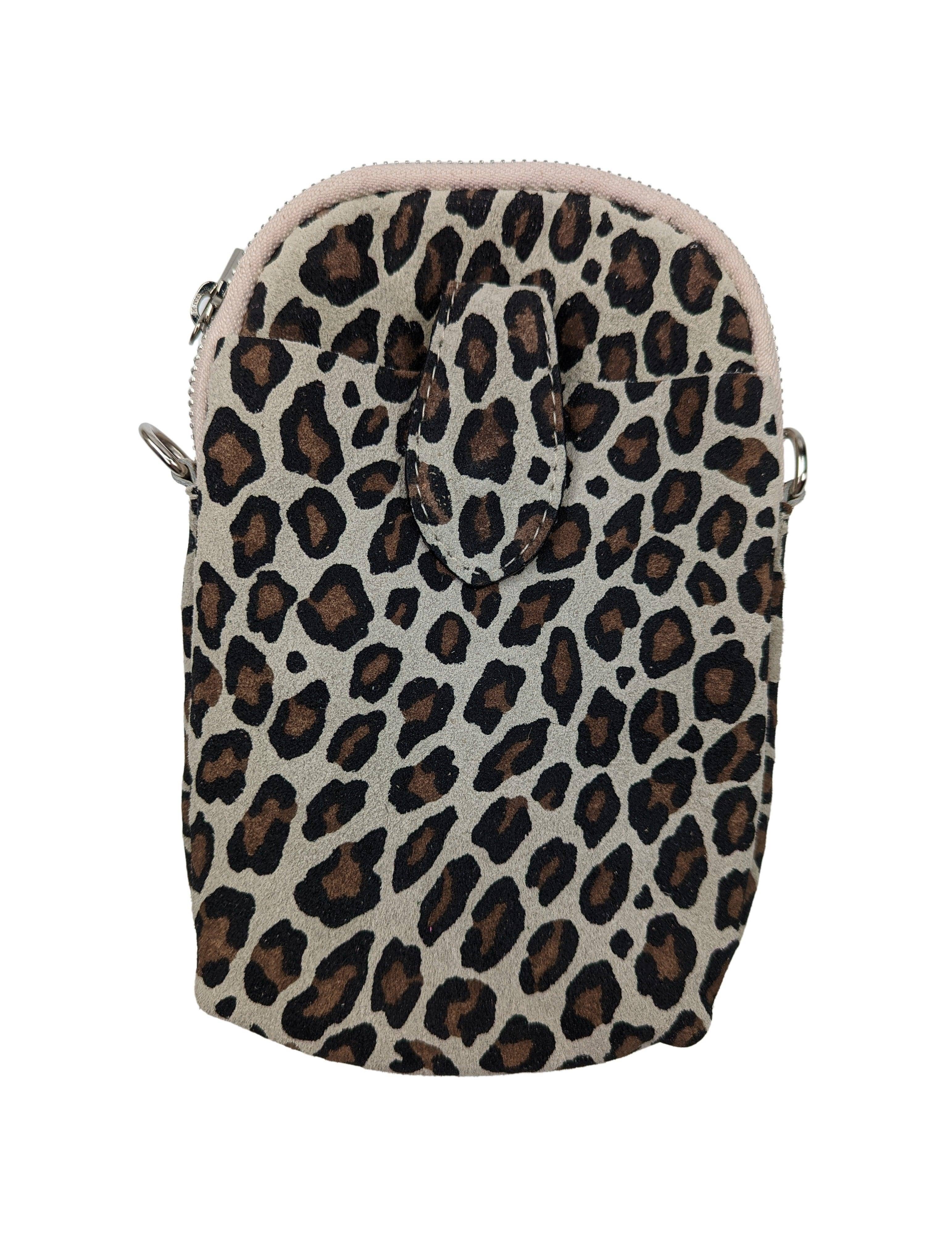 Umhängetasche mit Handyfach Handytasche Kolibri Ulm Gepart Beige 