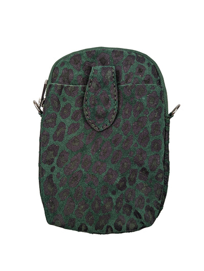Umhängetasche mit Handyfach Handytasche Kolibri Ulm Gepart Grün 