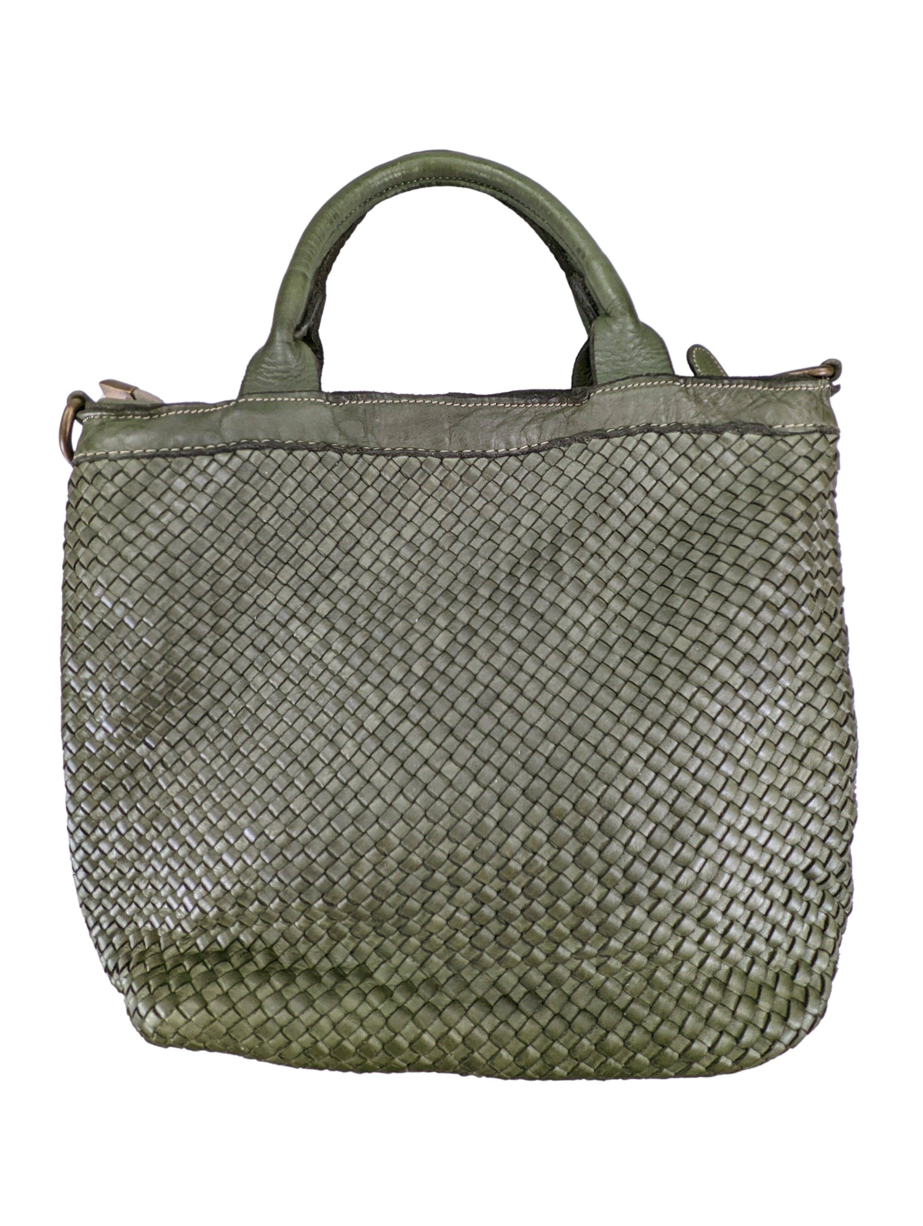 Kolibri Ulm - Waschleder Handtasche Geflochten - kolibri-ulm.de - Accessoires, Damen, Handtasche, Handtaschen, SS22, Tasche, Taschen